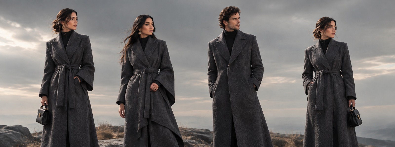 Modelos con abrigos de alpaca Valucciara