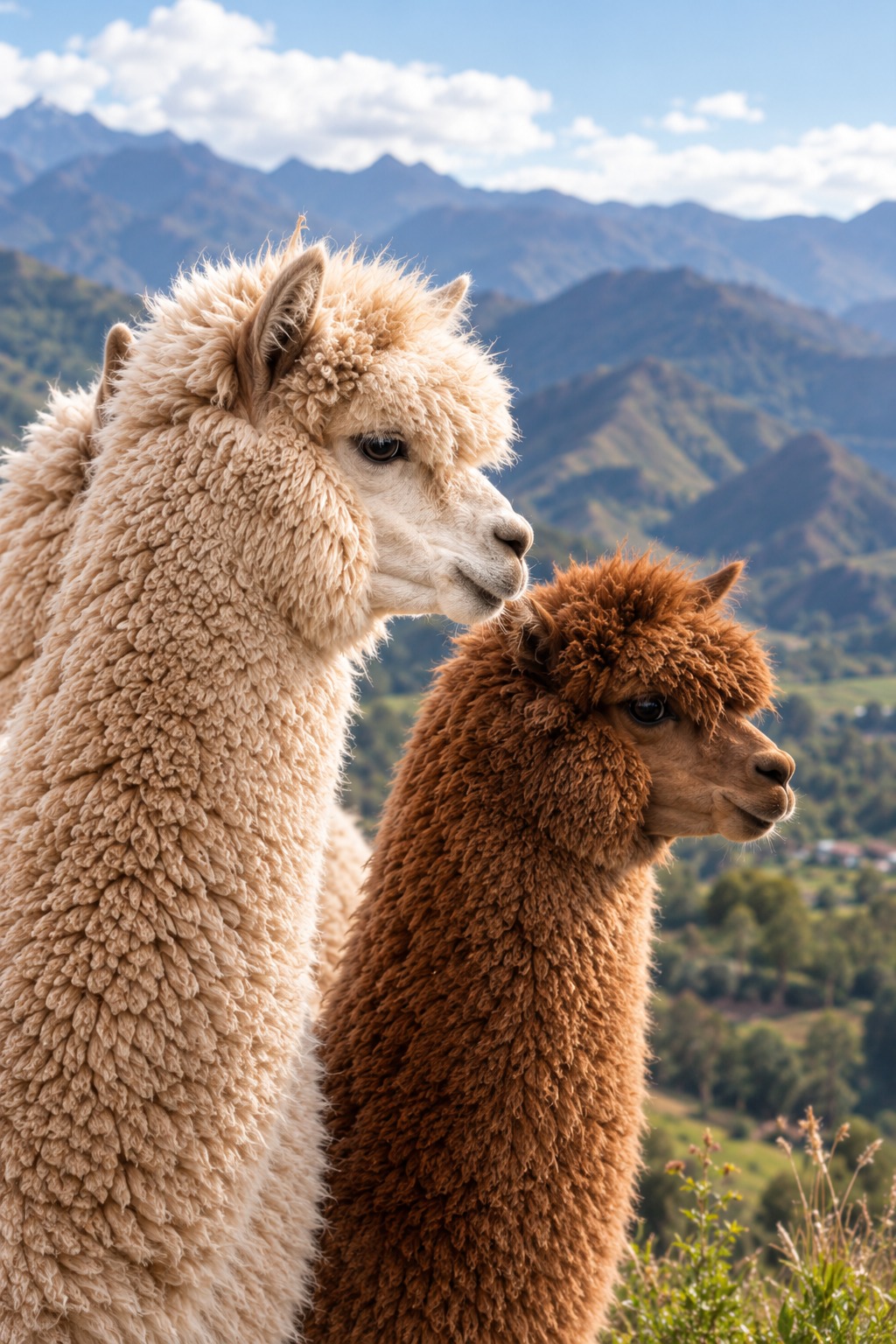 Alpacas en el altiplano peruano